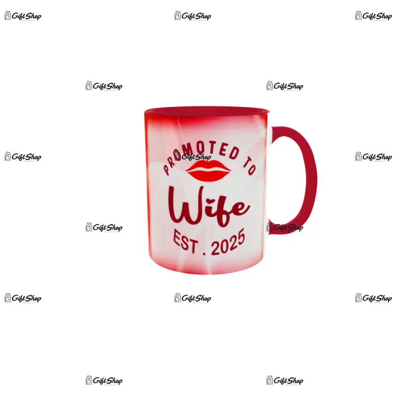 Promoted to wife ( anul dorit ), cana ceramica, 330ml, model cgs1732